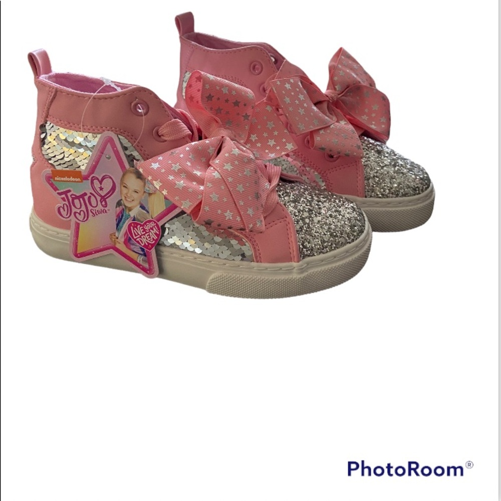 JoJo Siwa Girls High Top Sneakers